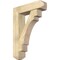 Ekena Millwork Merced Craftsman Rough Sawn Bracket w/ Offset Brace, Douglas Fir, 8"W x 30"D x 42"H BKT0806X30X42MRC04RDF - alternate 1